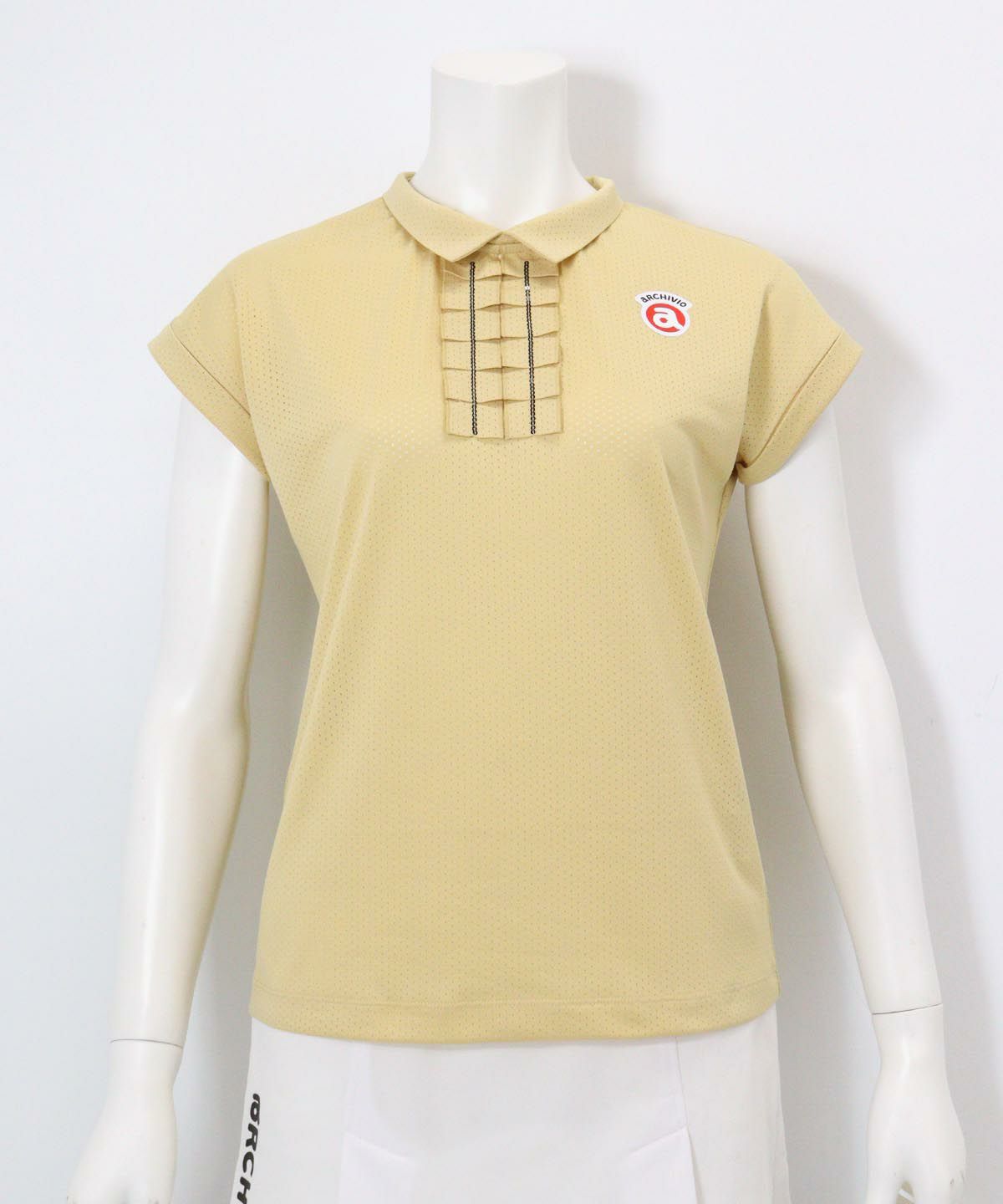 通気撥水メッシュプルオーバー(ベージュ)