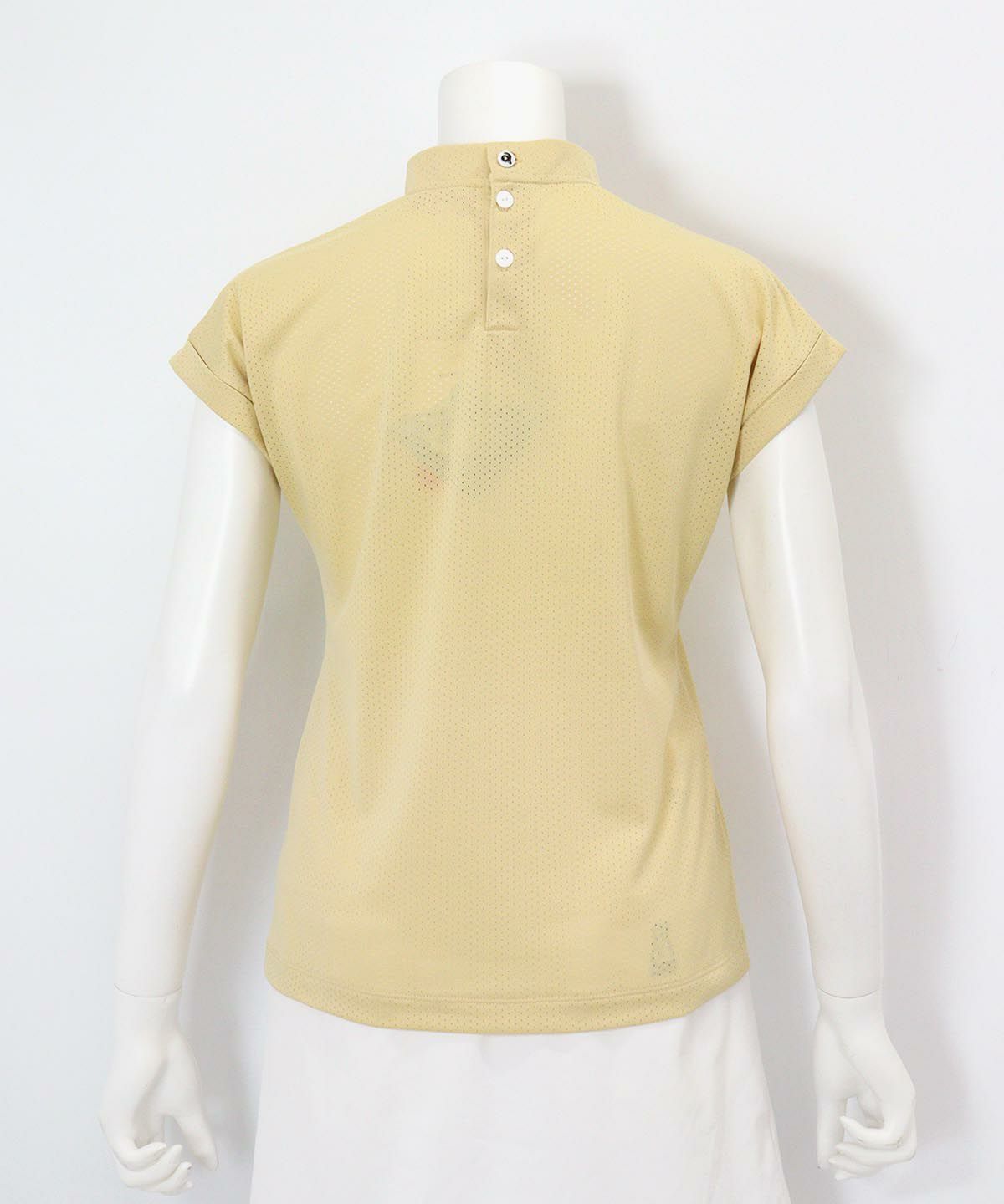 通気撥水メッシュプルオーバー(ベージュ)後ろ