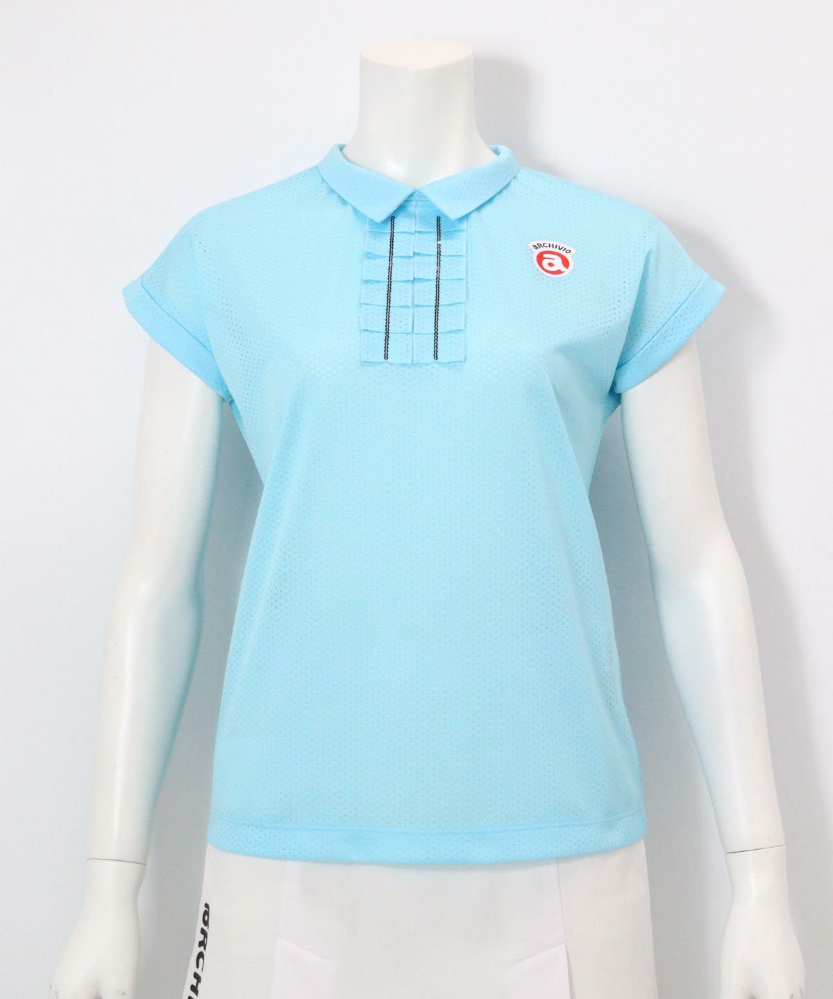 通気撥水メッシュプルオーバー(ライトブルー)