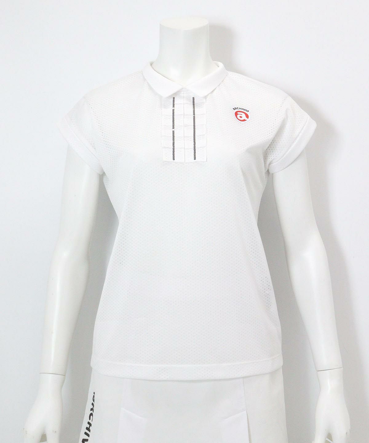 通気撥水メッシュプルオーバー(ホワイト)