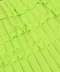 ミニフリル部分アップ(ライトグリーン)