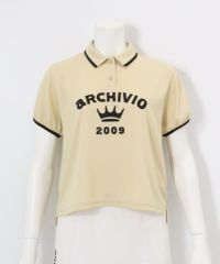 パフスリーブUVポロシャツ(ベージュ)