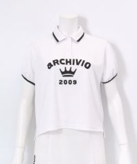 パフスリーブUVポロシャツ(ホワイト)