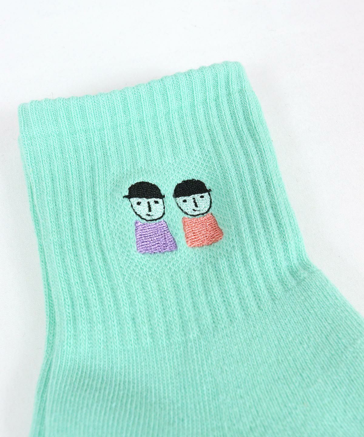 デザイン部分(ライトグリーン)