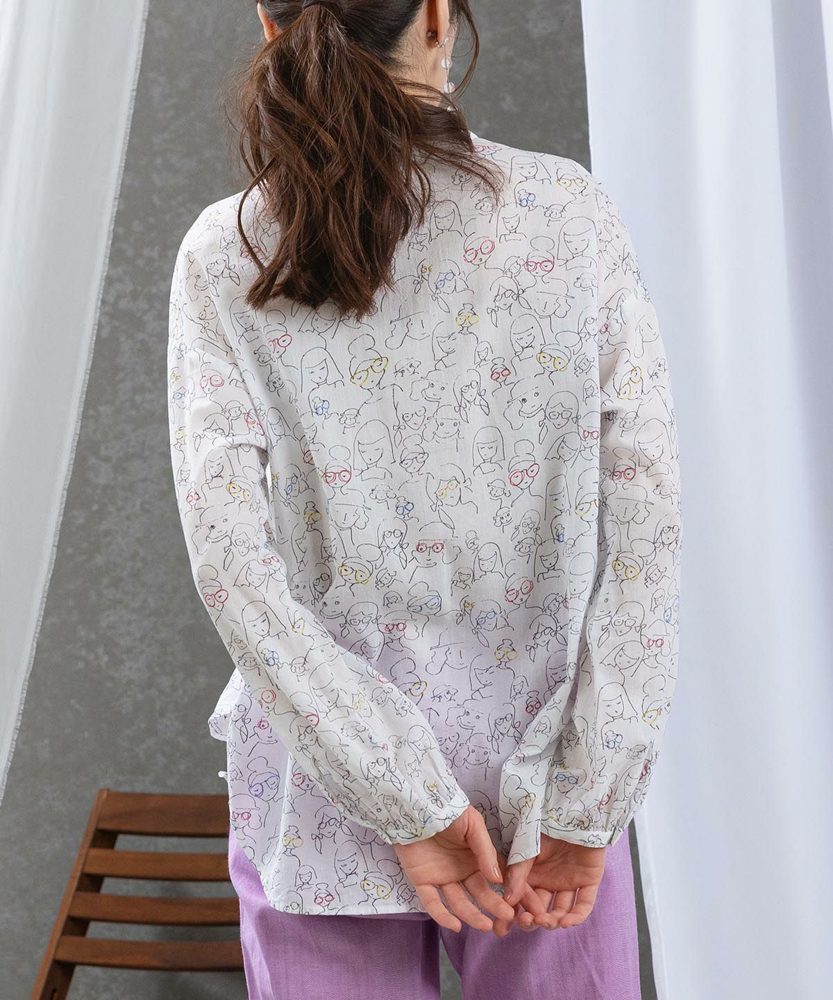 モデル着用画像（ホワイト）