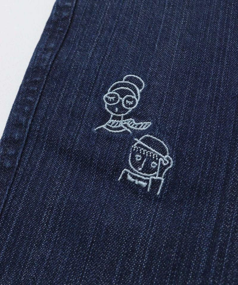 キャラクター刺繍（ネイビー）