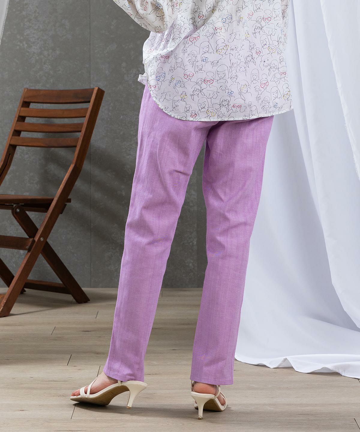 モデル着用画像（ライトパープル）