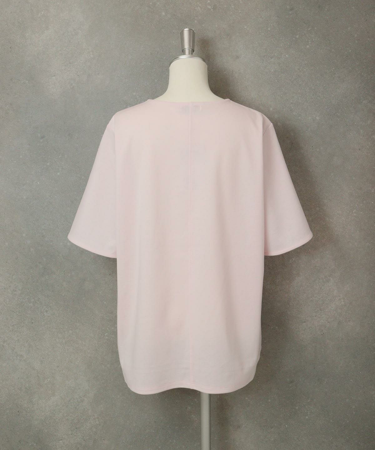 UV冷感フレア袖プルオーバー(ピンク)後ろ