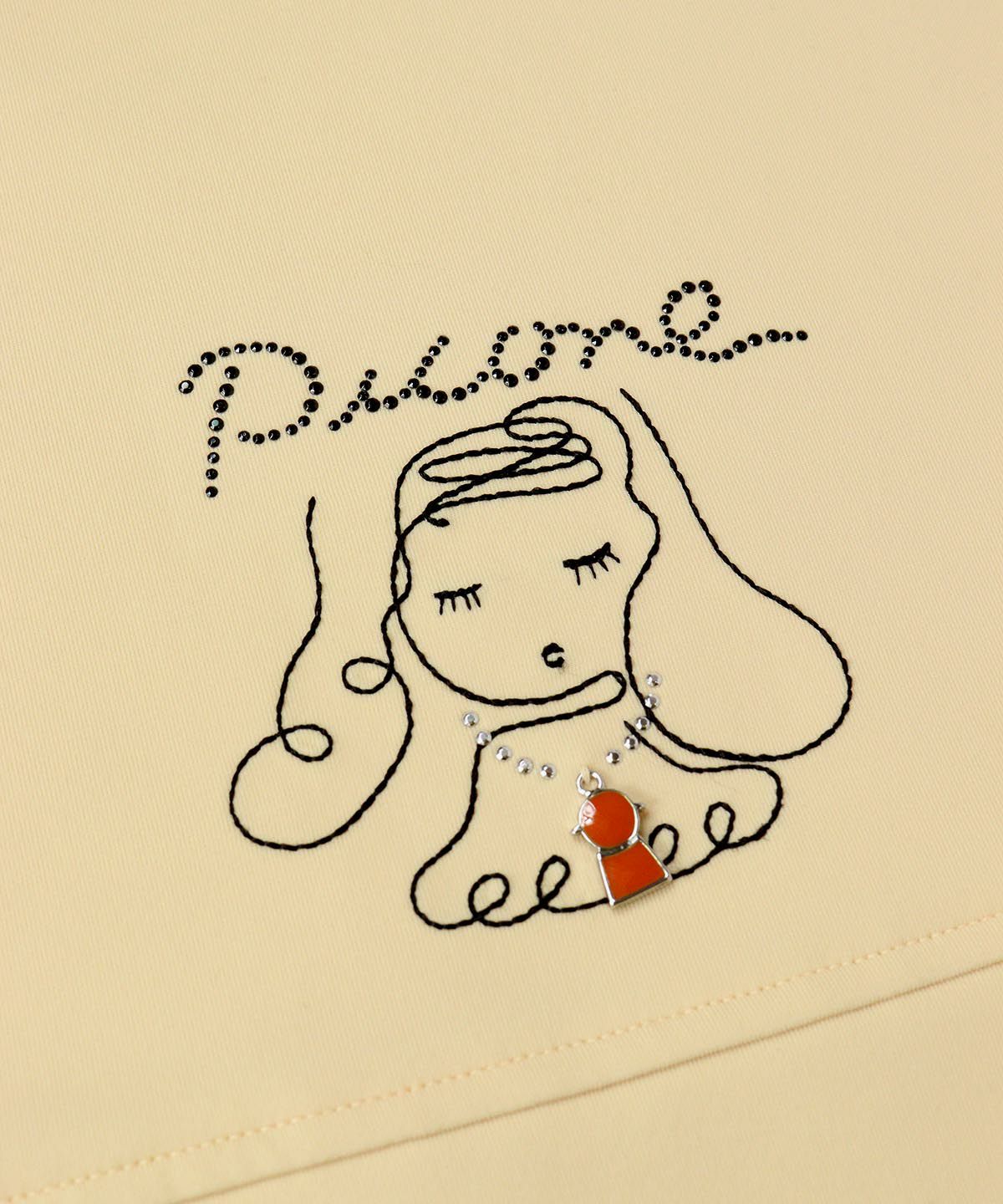 デザイン部分（ベージュ）