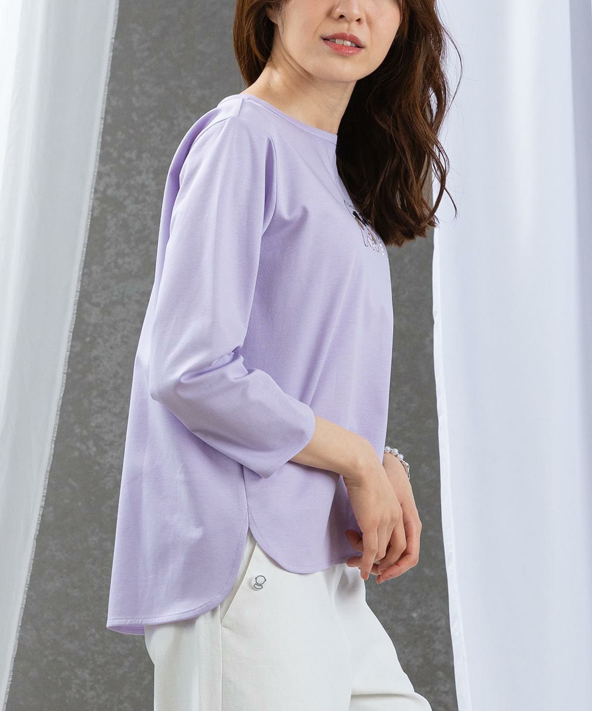 モデル着用（ライトパープル）