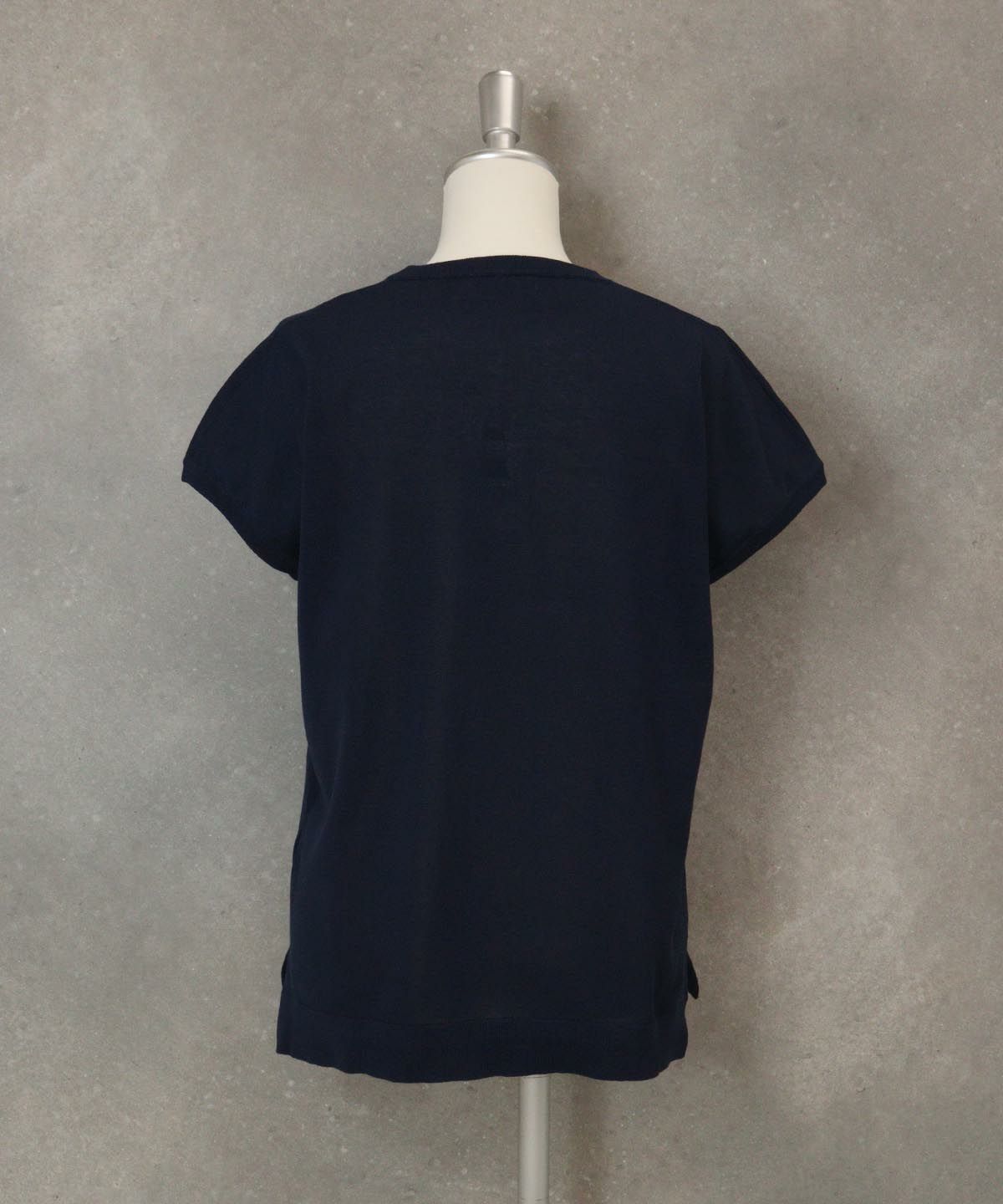 ショートスリーブプルオーバー後（ネイビー）