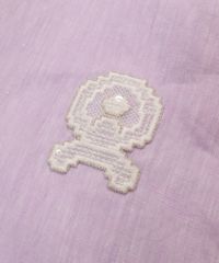 刺繍部分（ライトパープル）