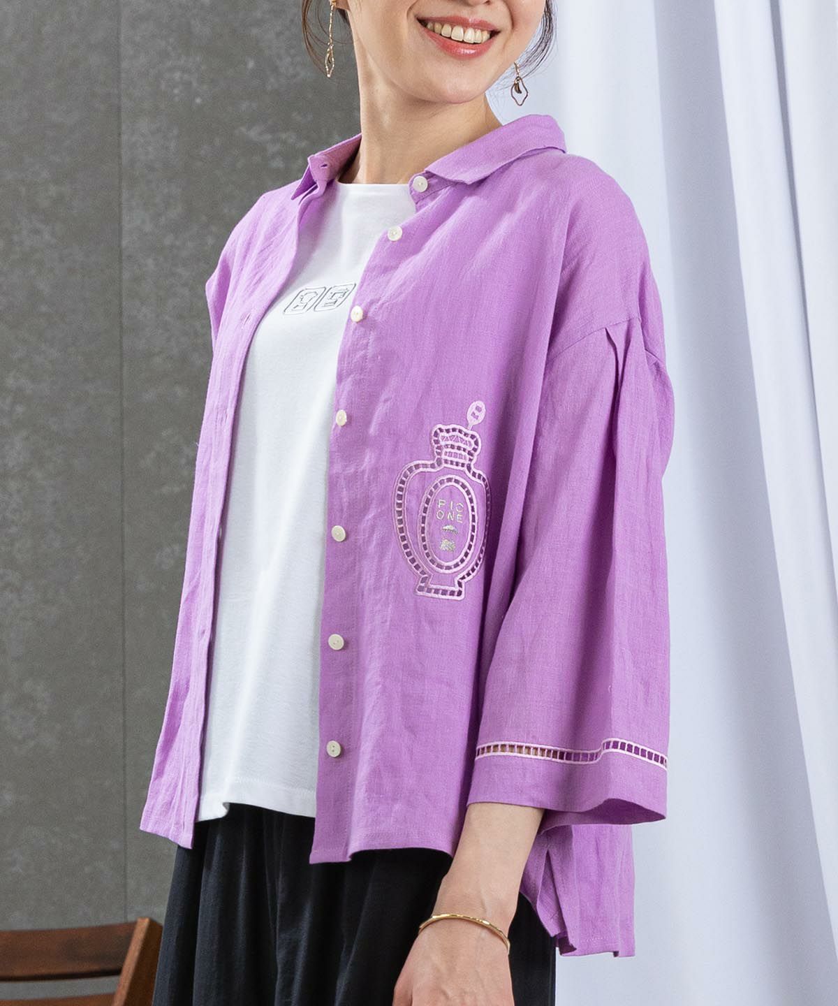 モデル着用画像(パープル)