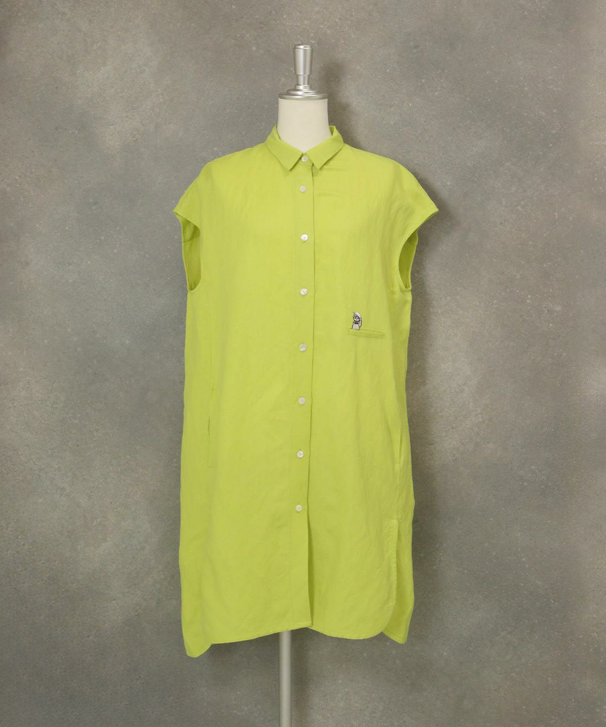 麻混冷感ロングブラウス|スタジオピッコーネ - ゴルフウェアや婦人服通販 