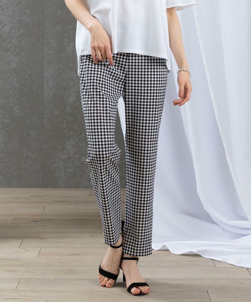 Picone チェック柄 レディースパンツ STUDIO PICONE｜チェック柄パンツ | Rakuten Fashion(楽天