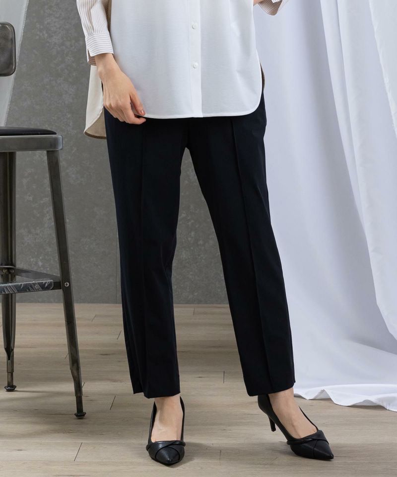 【ピッコーネ】ストレートパンツ STUDIO PICONE｜タックストレートパンツ | Rakuten Fashion(楽天