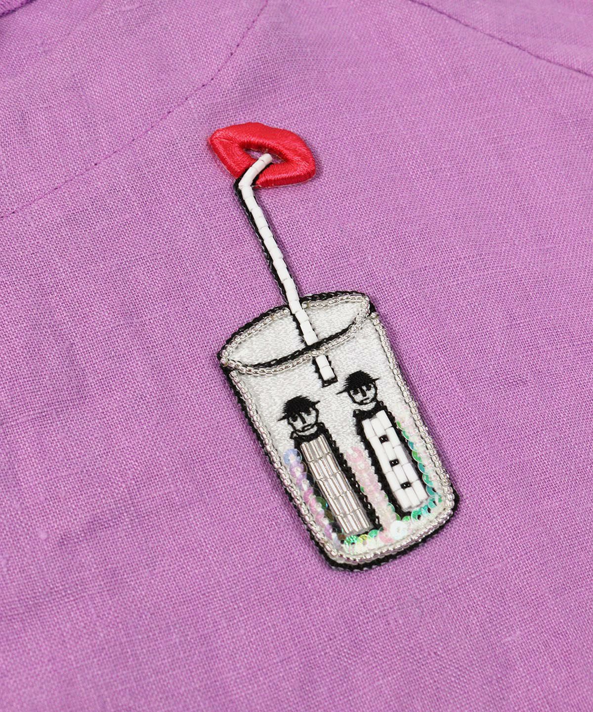 胸元デザインアップ(パープル)