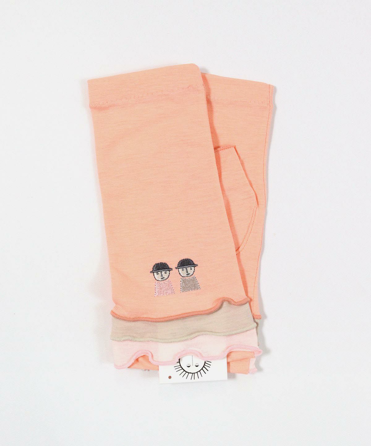 メローフリルUV手袋(ライトオレンジ)