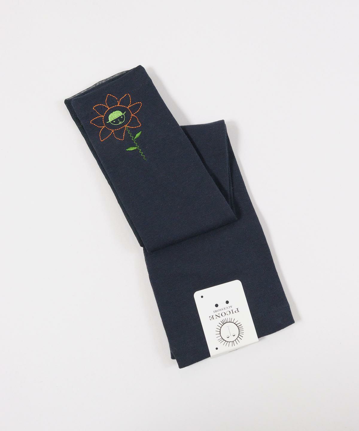 メッシュ切替UVアームカバー(ネイビー)