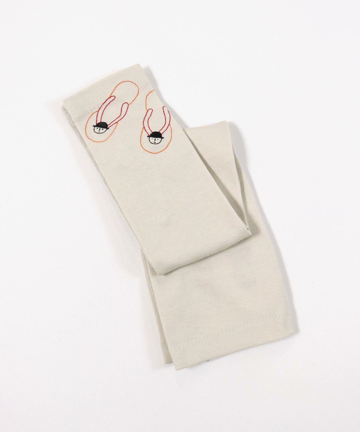 メッシュ切替UVアームカバー(ライトグレー)