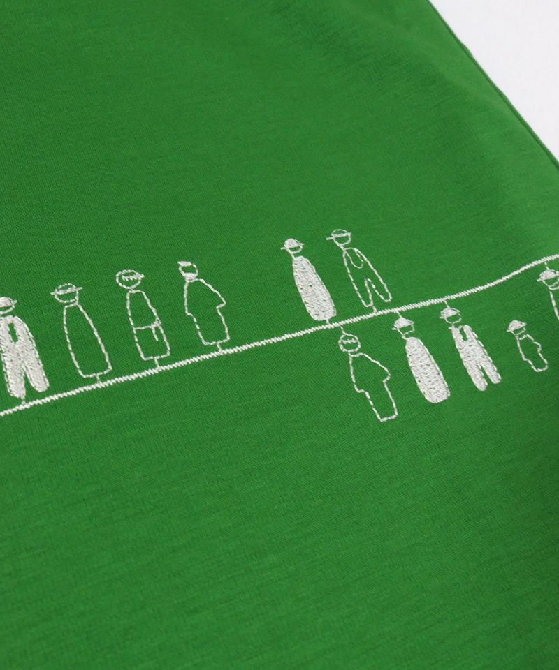 刺繍アップ(グリーン)
