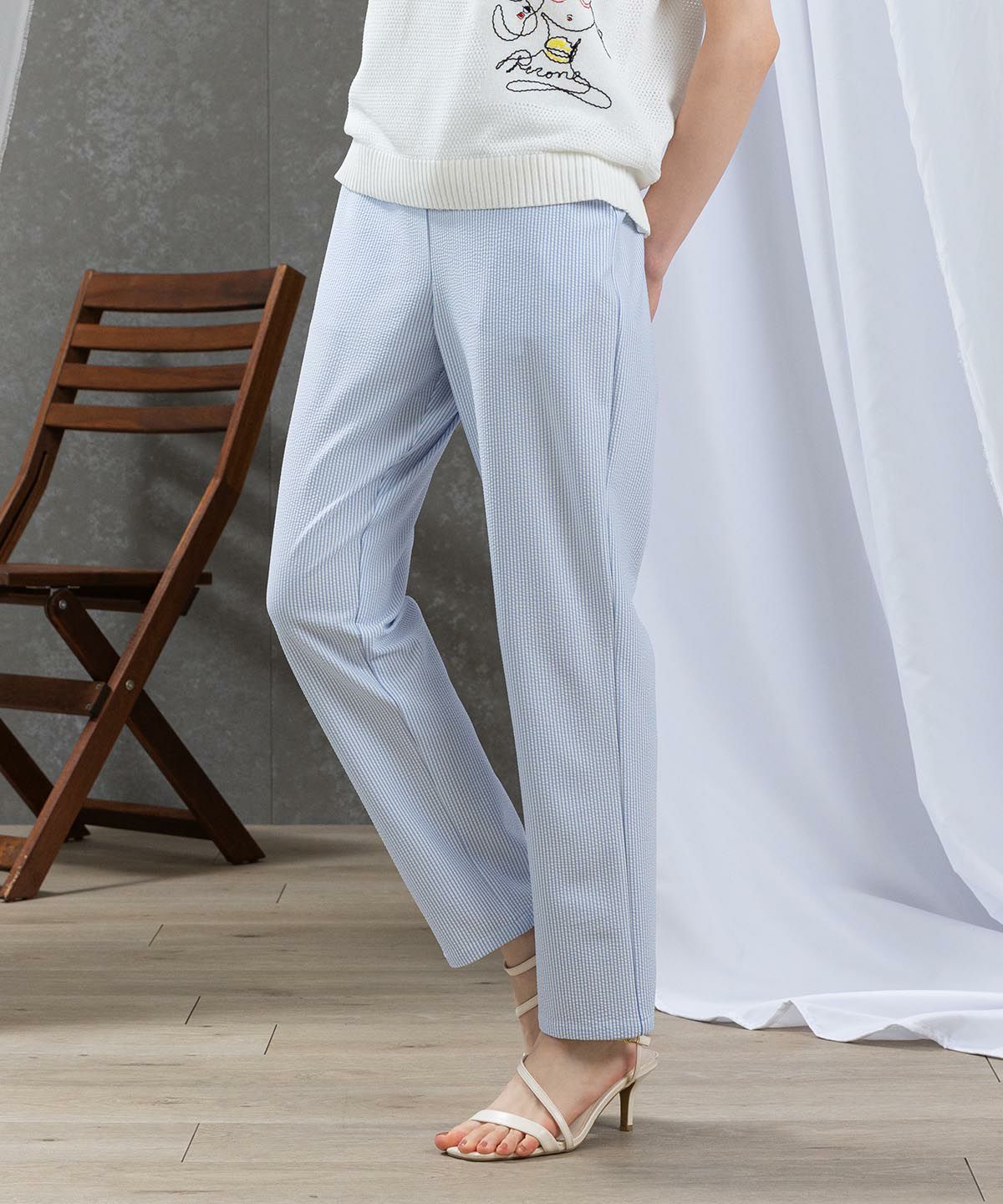 モデル着用画像(ブルー)