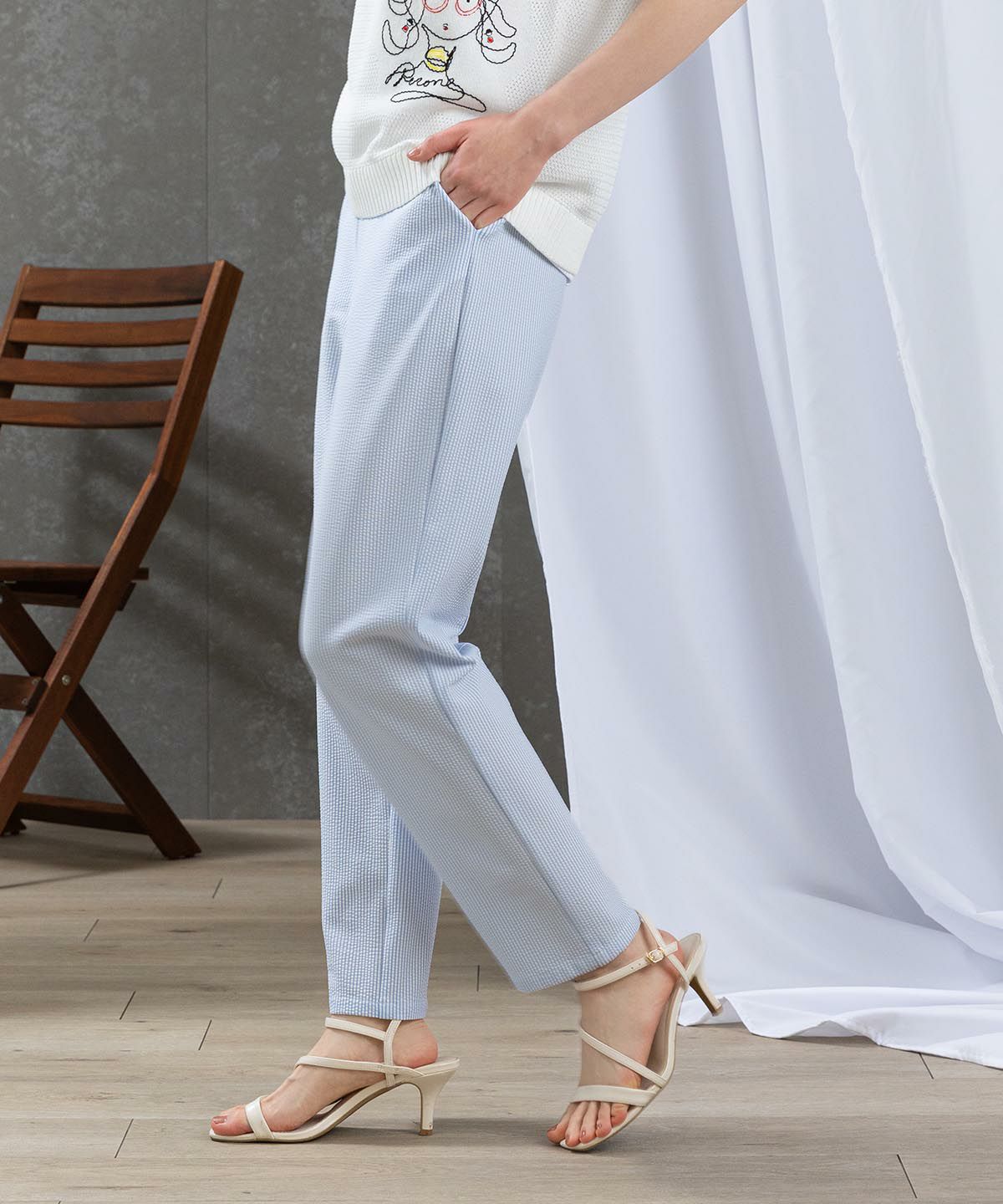 モデル着用画像(ブルー)