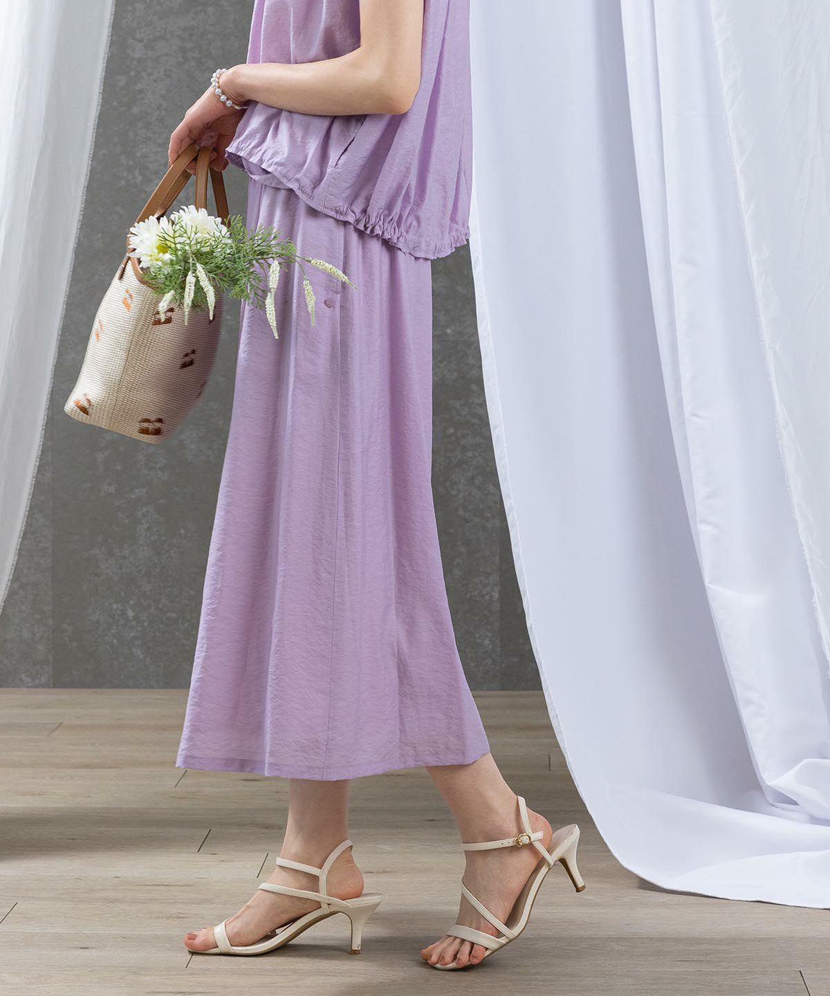 モデル着用画像(ライトパープル)