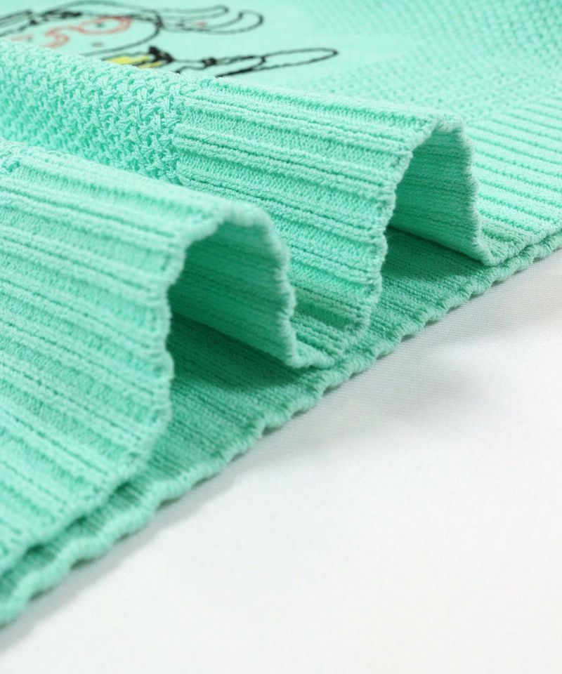 透かし編み刺繍ニットベスト|スタジオピッコーネ - ゴルフウェアや婦人