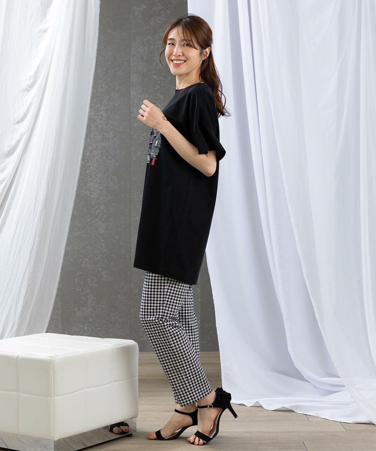 モデル着用画像(ブラック)