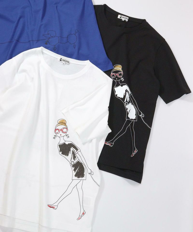 グリッタープリント冷感Tシャツ|スタジオピッコーネ - ゴルフ