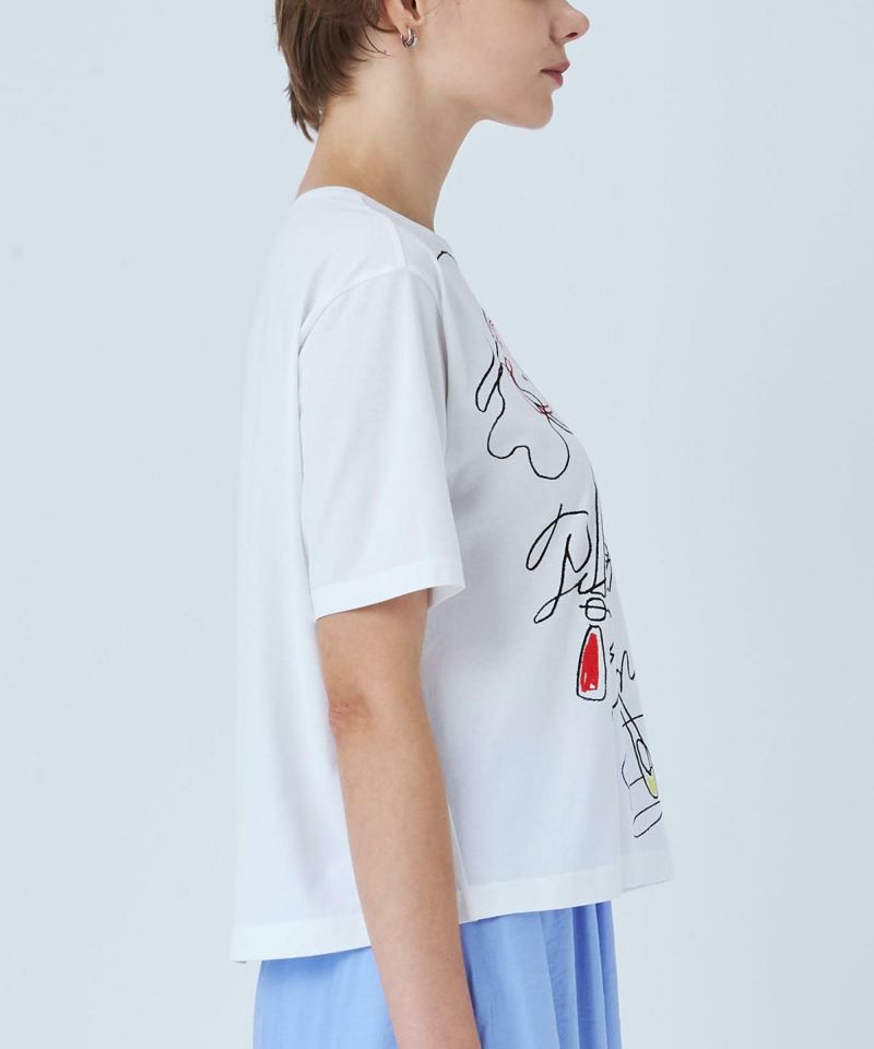 線画イラストTシャツ|スタジオピッコーネ - ゴルフウェアや婦人