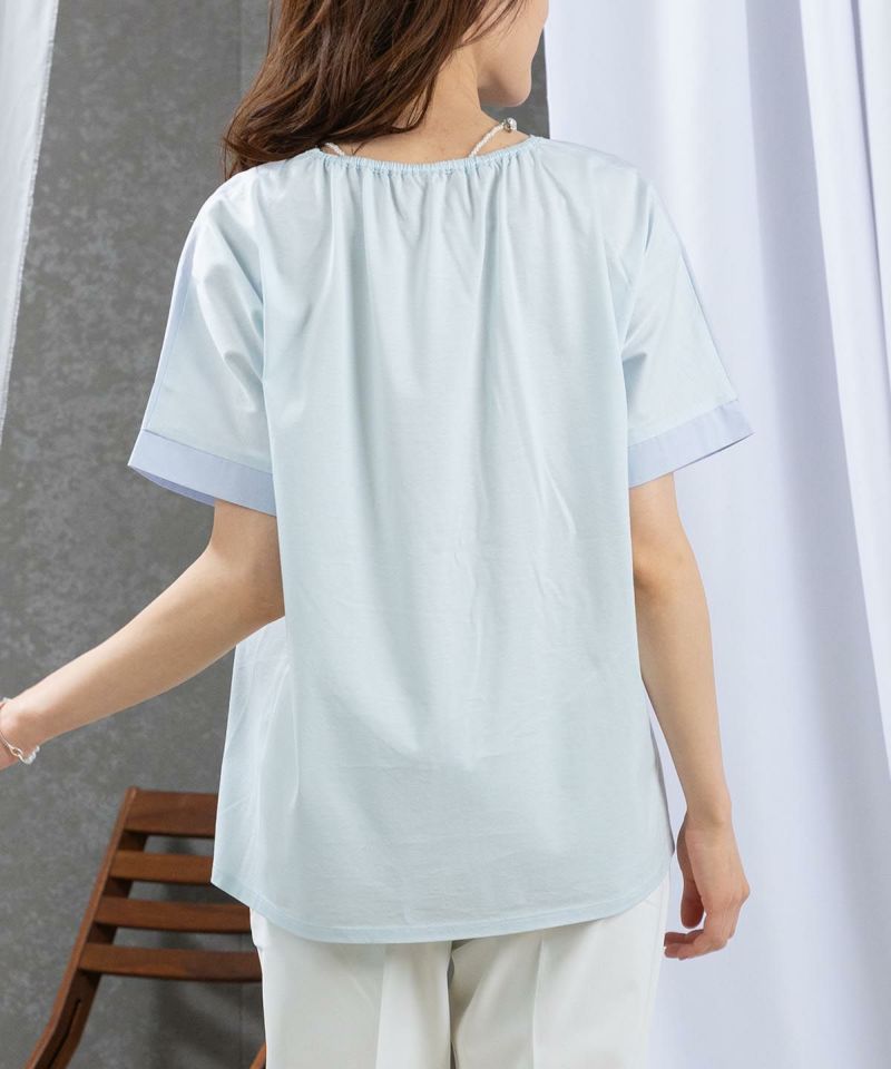 カットワーク刺繍冷感Tシャツ|スタジオピッコーネ - ゴルフ カットワーク刺繍冷感Tシャツ|スタジオピッコーネ - ゴルフ