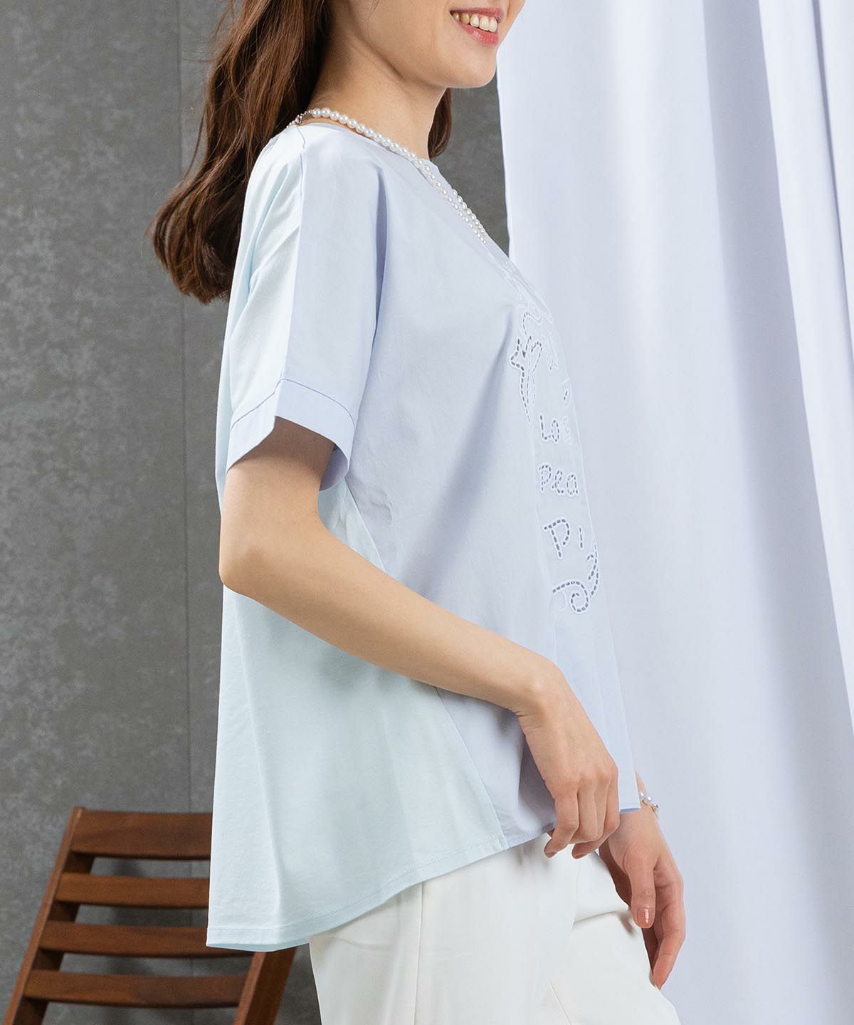 モデル着用画像(ブルー)