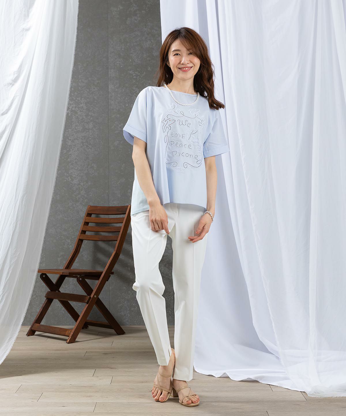 モデル着用画像(ブルー)