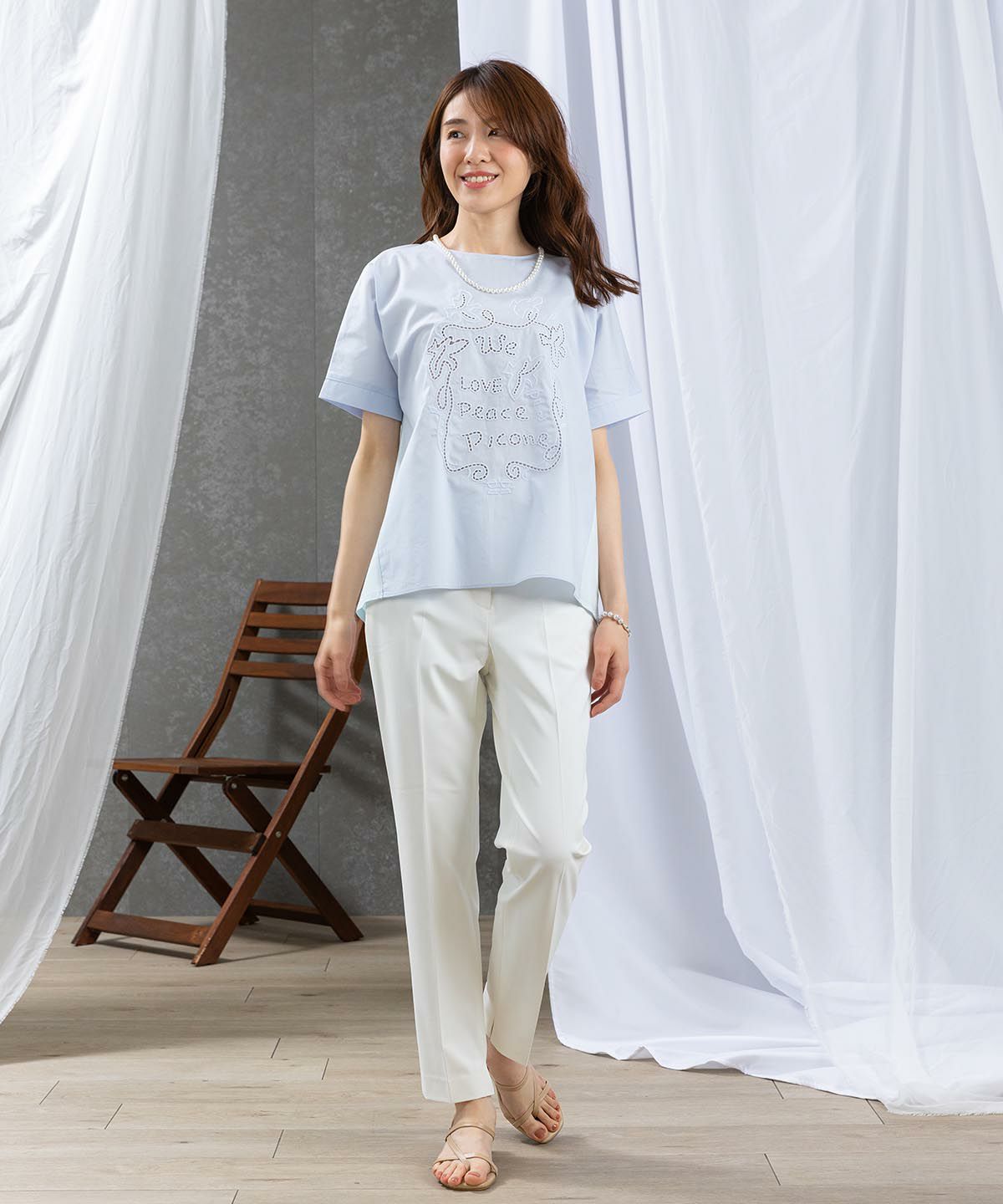 モデル着用画像(ブルー)