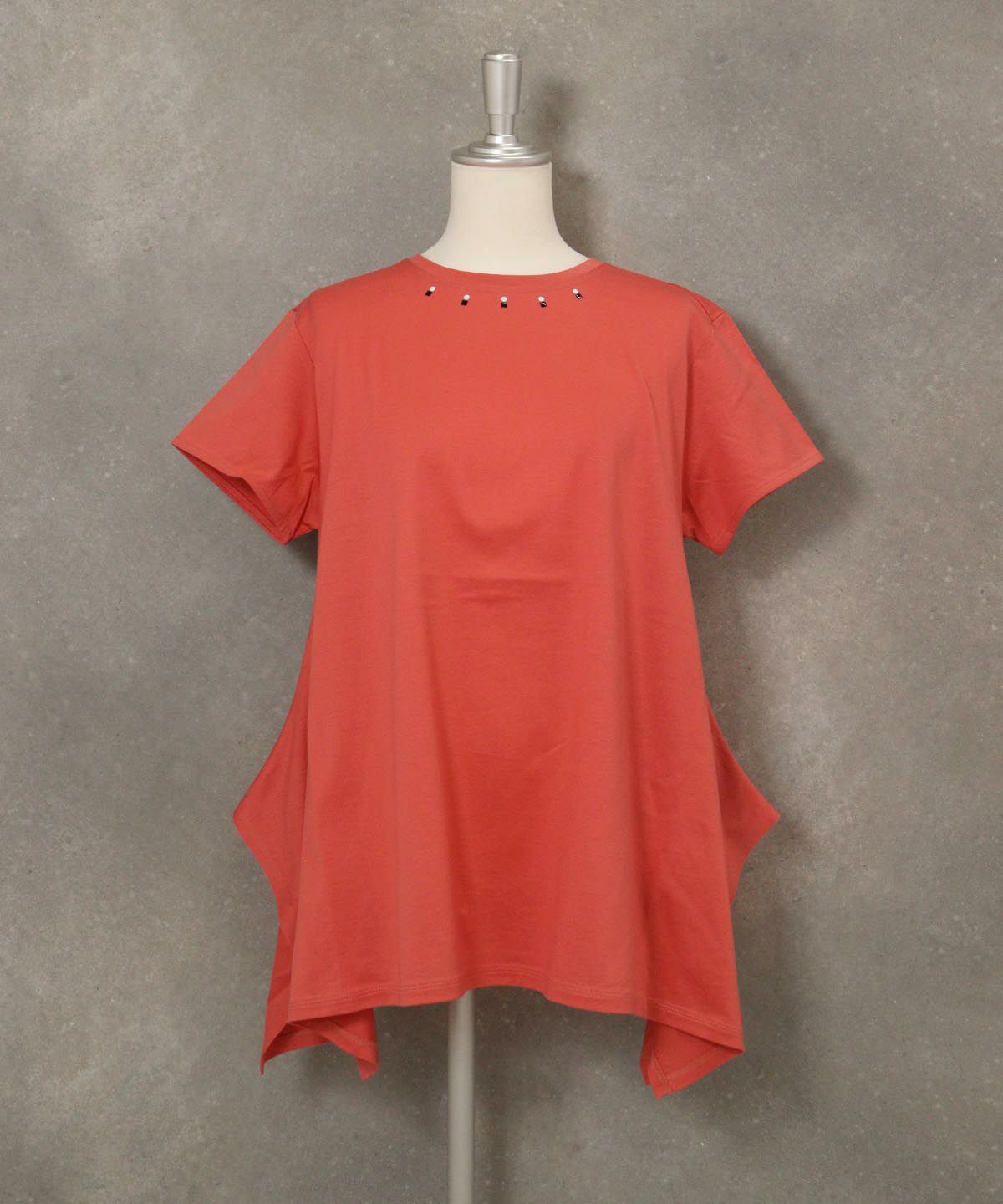 イレギュラー冷感Ｔシャツ(ライトオレンジ)