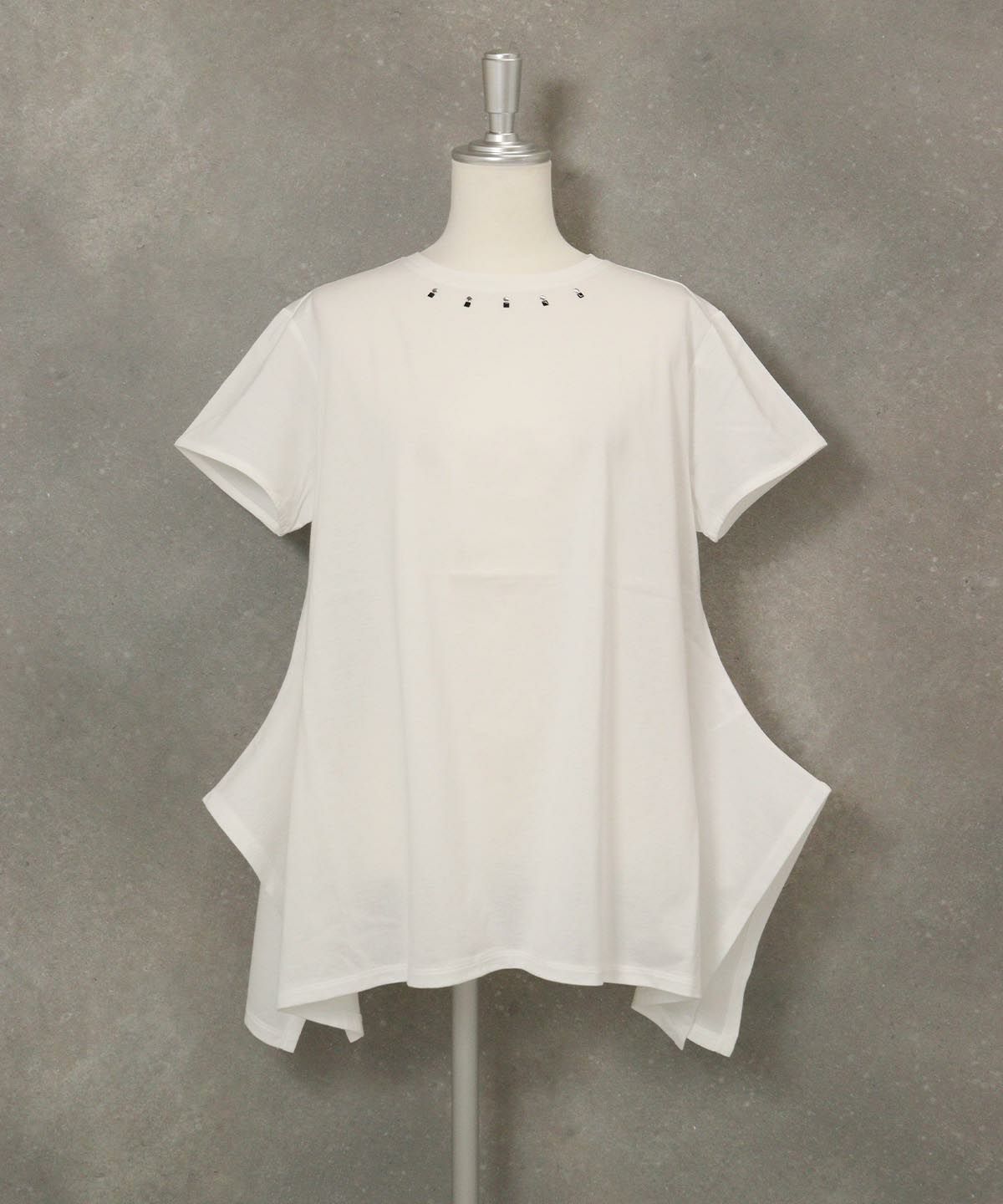 イレギュラー冷感Ｔシャツ(ホワイト)