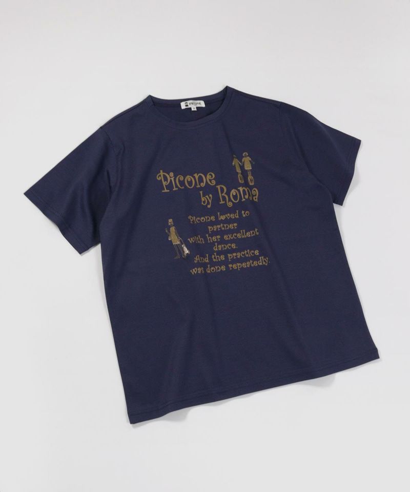 ピッコーネ STUDIO PICCONE カットソー クールドライ コットン100％冷感プリントTシャツ|スタジオピッコーネ