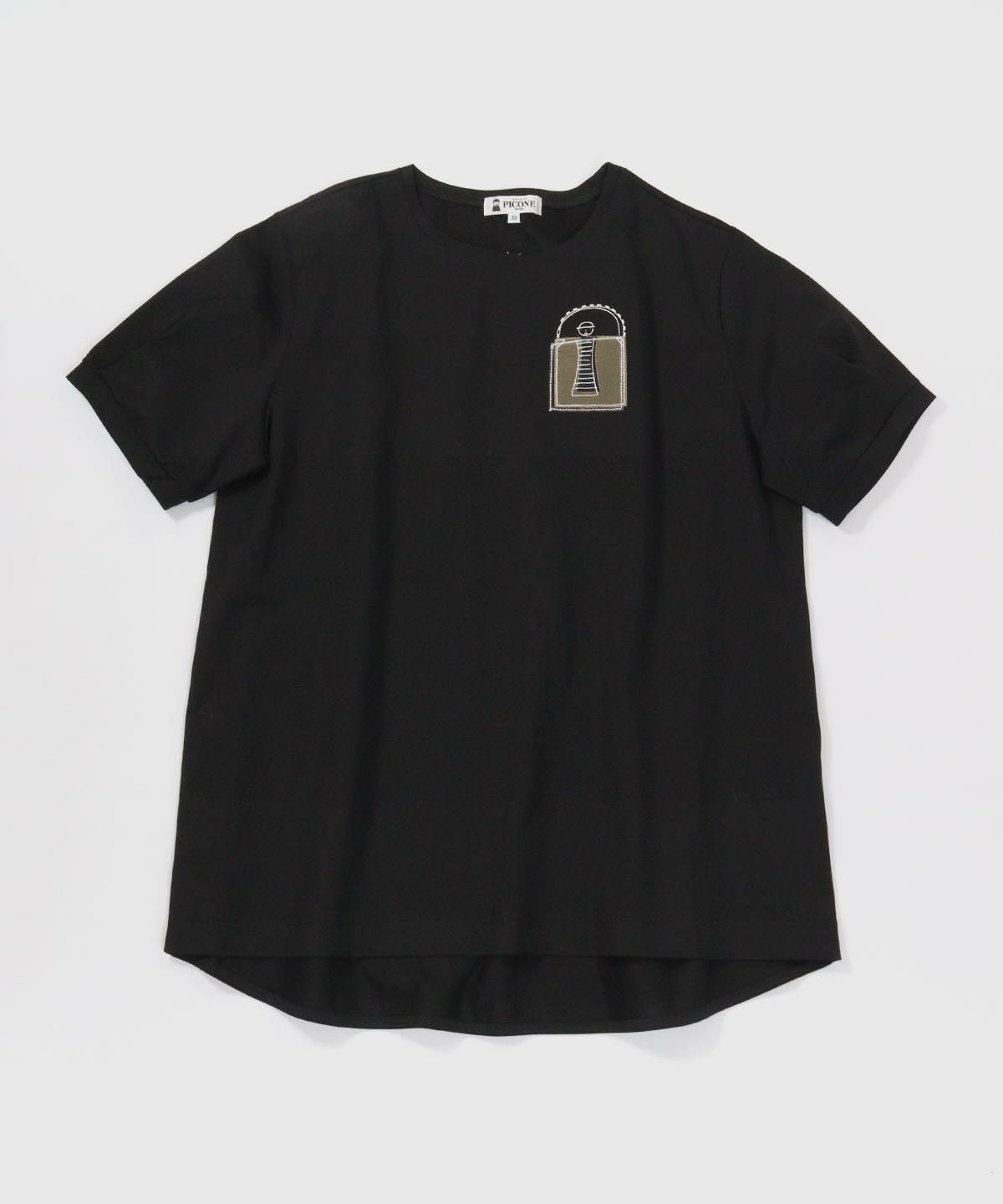 タックスリーブＴシャツ(ブラック)