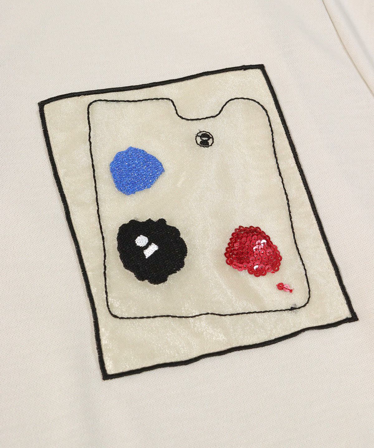 胸元デザインアップ(ベージュ)