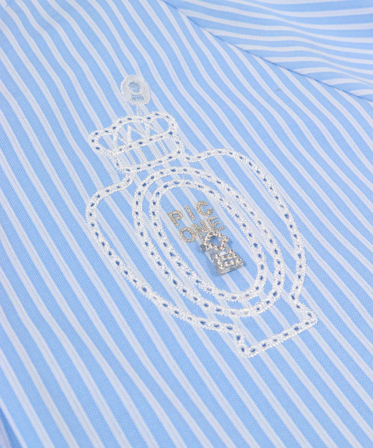 胸元デザインアップ(ブルー)