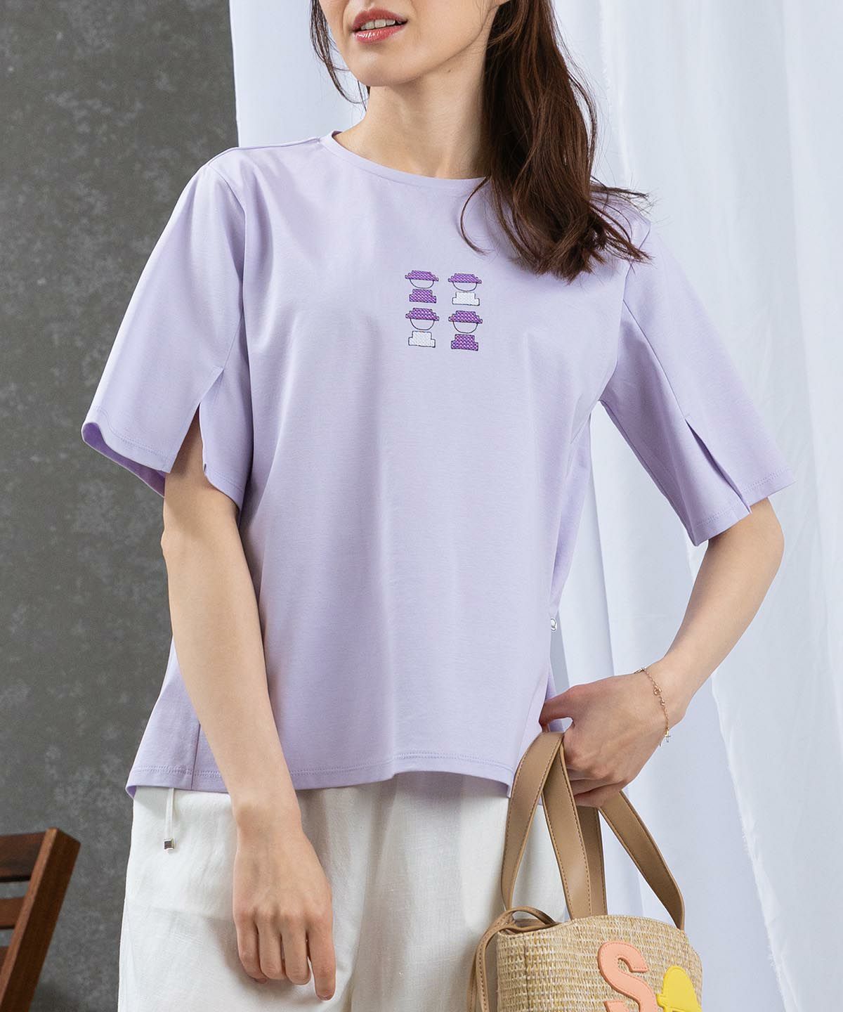 スパンコールピコUV冷感Tシャツ|スタジオピッコーネ - ゴルフウェアや