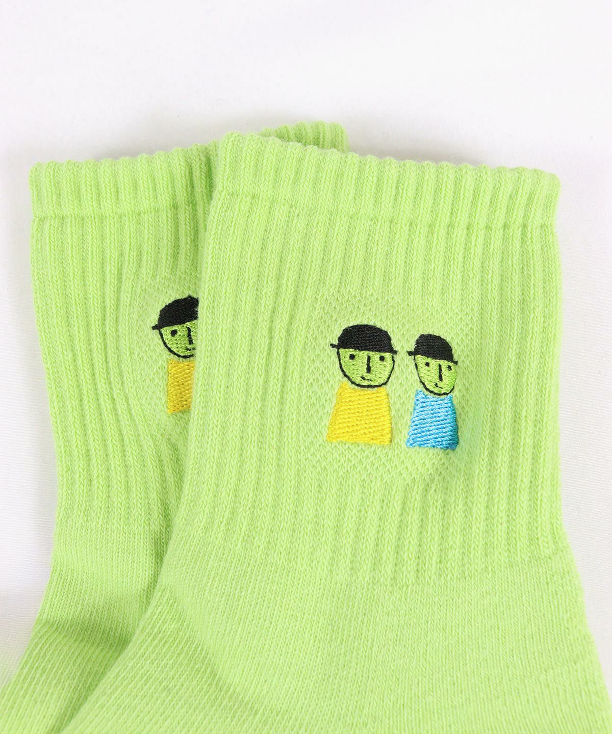 デザイン部分（ライトグリーン）