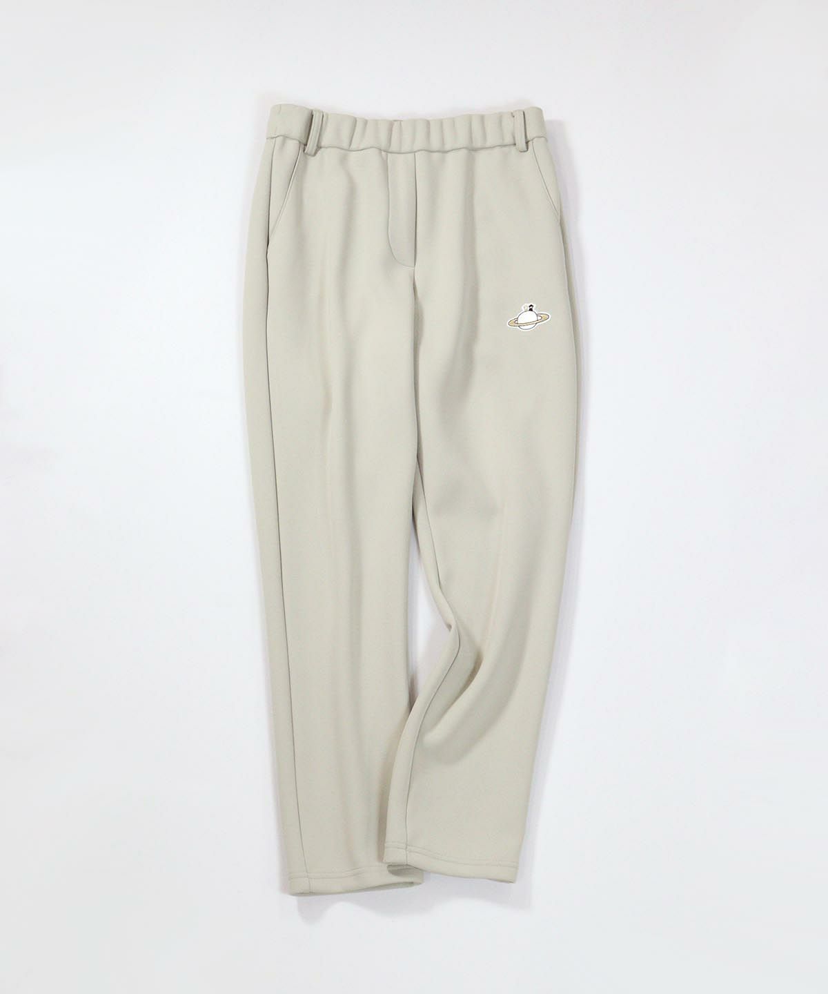 UVベーシックテーパードパンツ(ライトグレー)