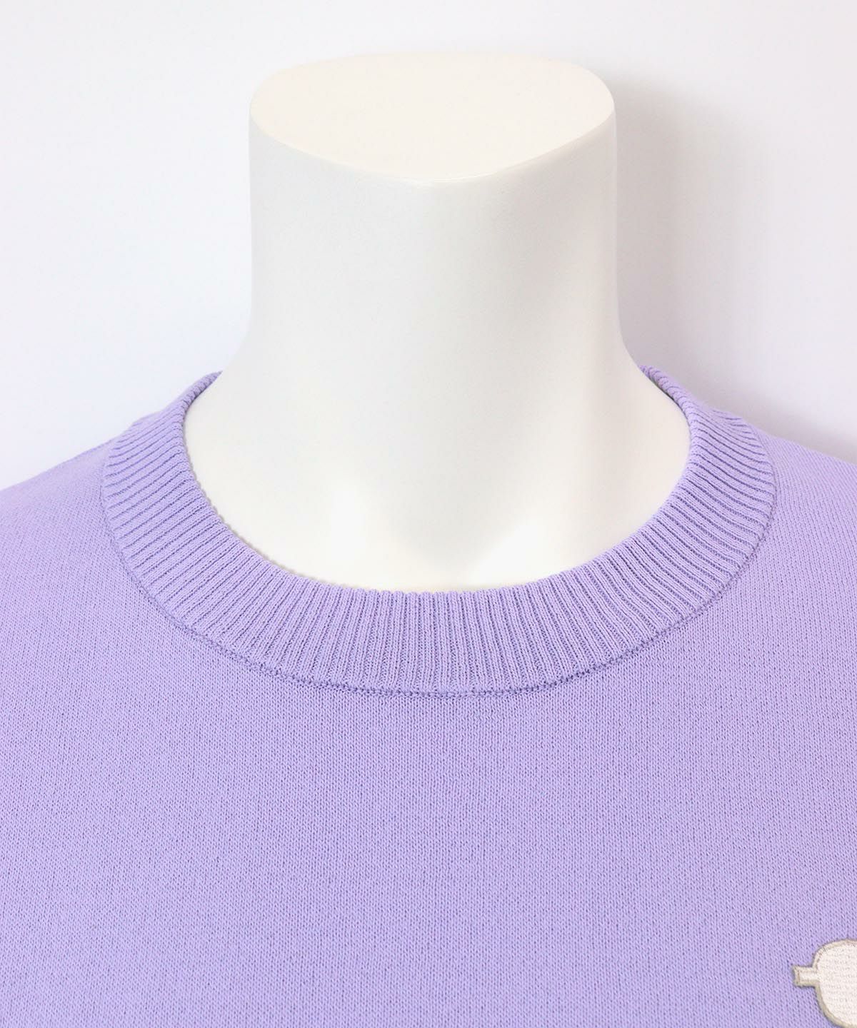 襟部分（ライトパープル）