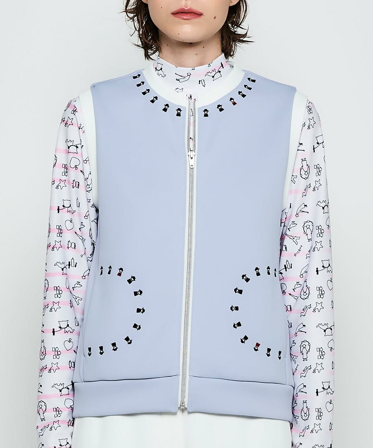 モデル着用画像（ライトブルー）