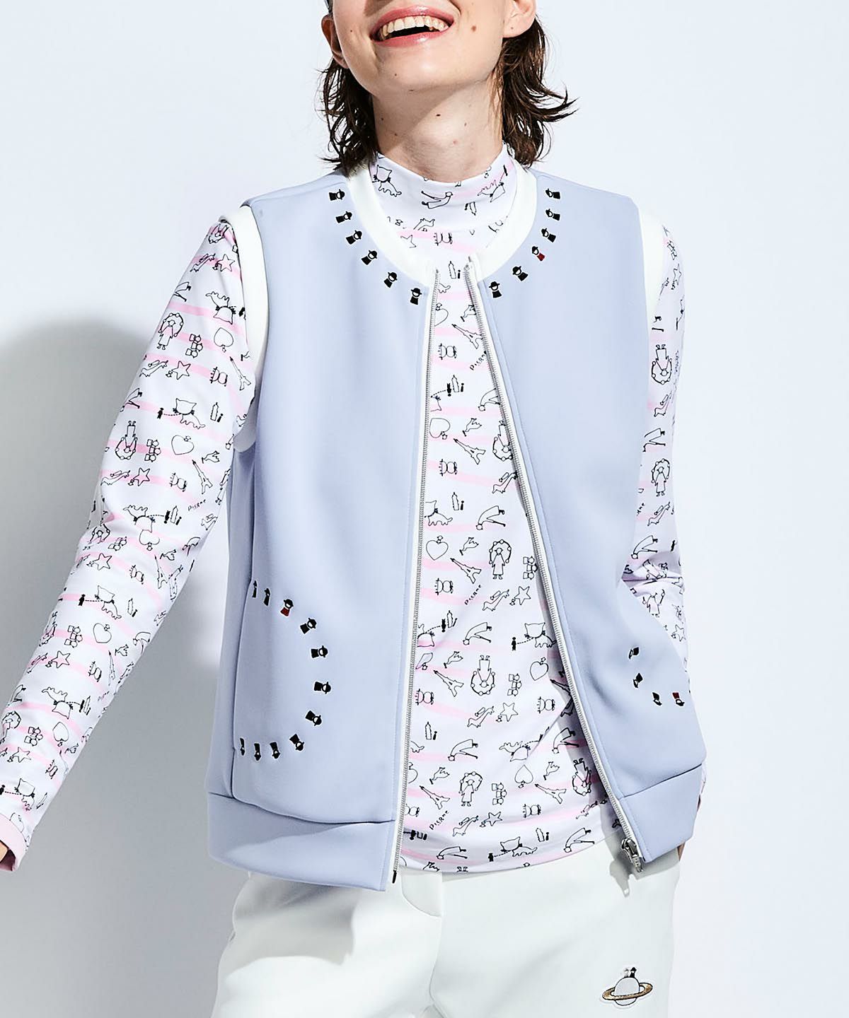 モデル着用画像（ライトブルー）