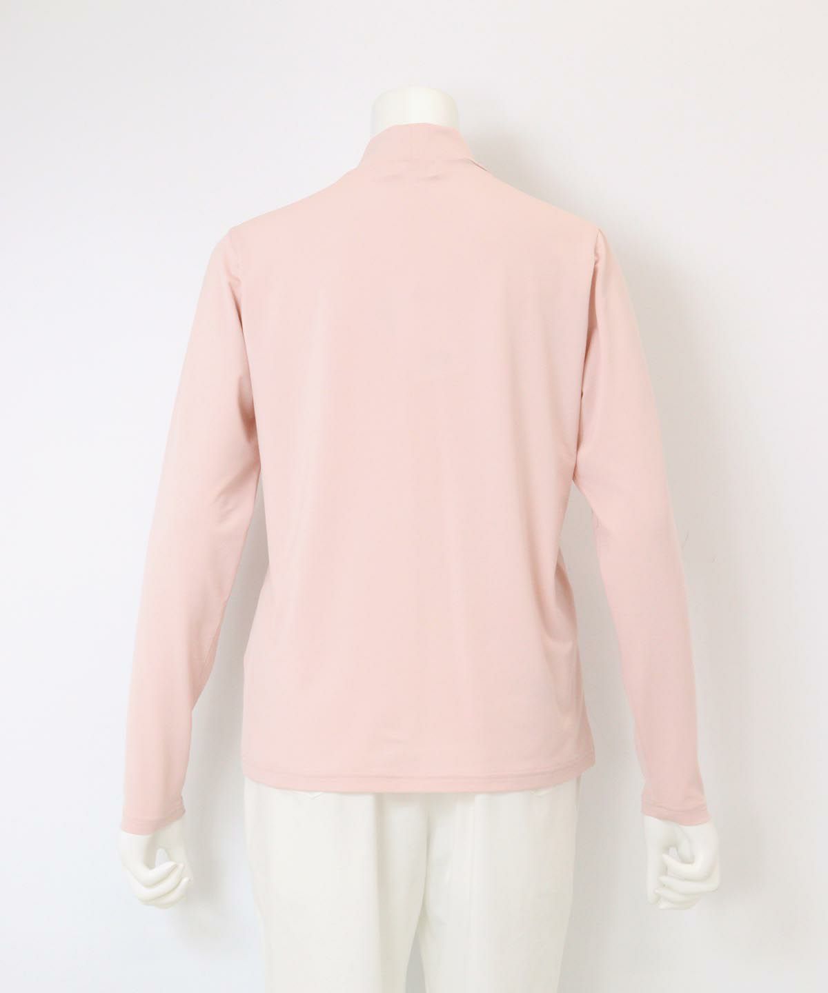 ピコ柄ストーンプルオーバー 後ろ（ピンク）