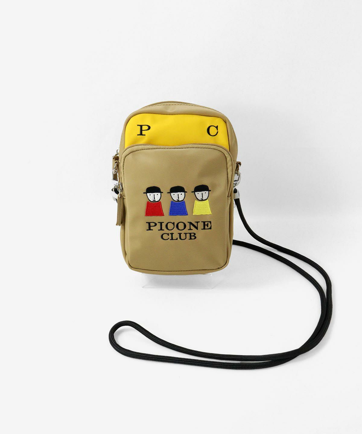 配色切替ポシェット（ベージュ）